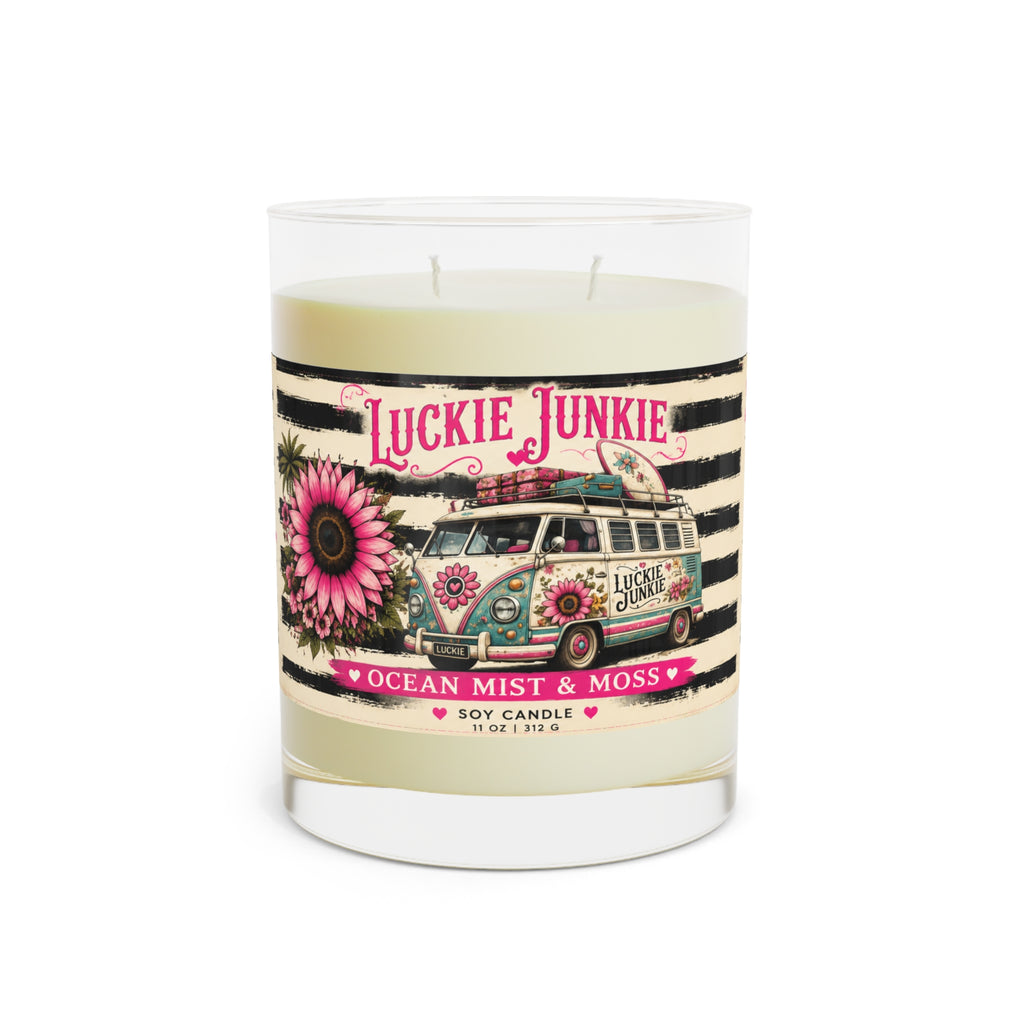 Luckie Junkie™ Ocean Mist & Moss Soy Candle