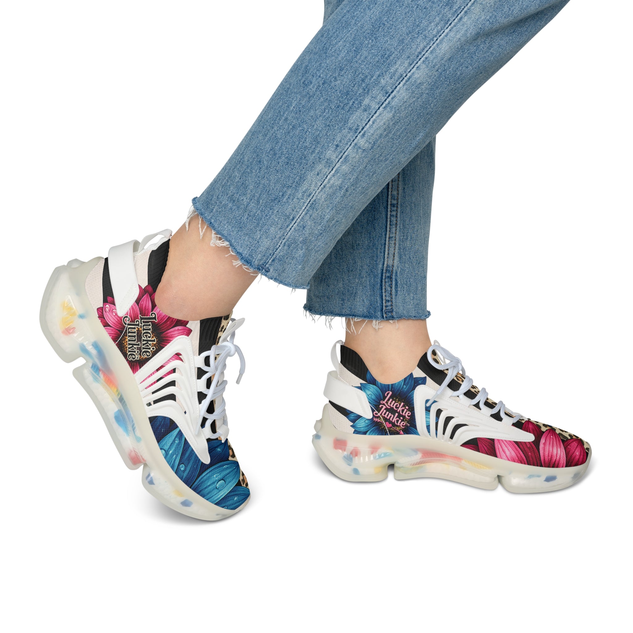 Luckie Junkie™ Electric Bloom Women’s Mesh Running Shoes