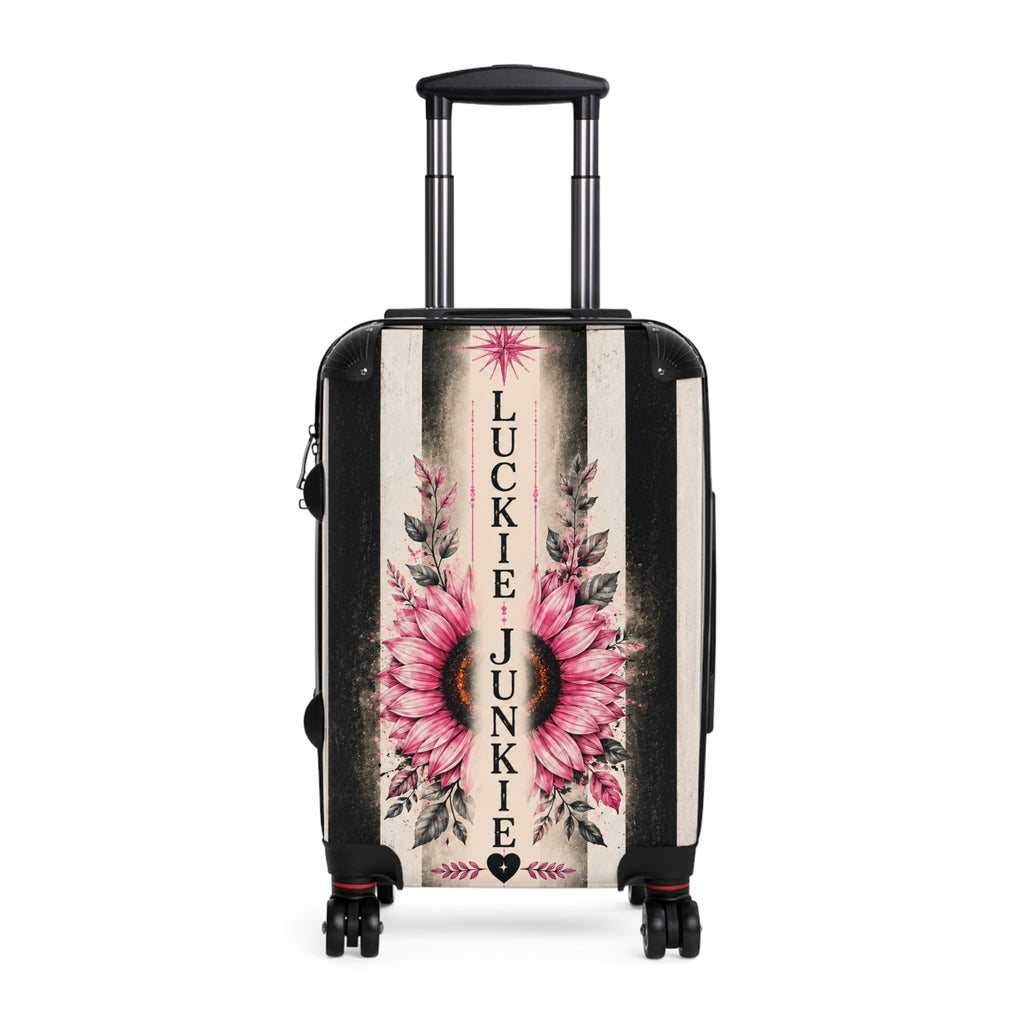 Luckie Junkie "Beautiful Detours" Vintage Floral Carry-On Suitcase