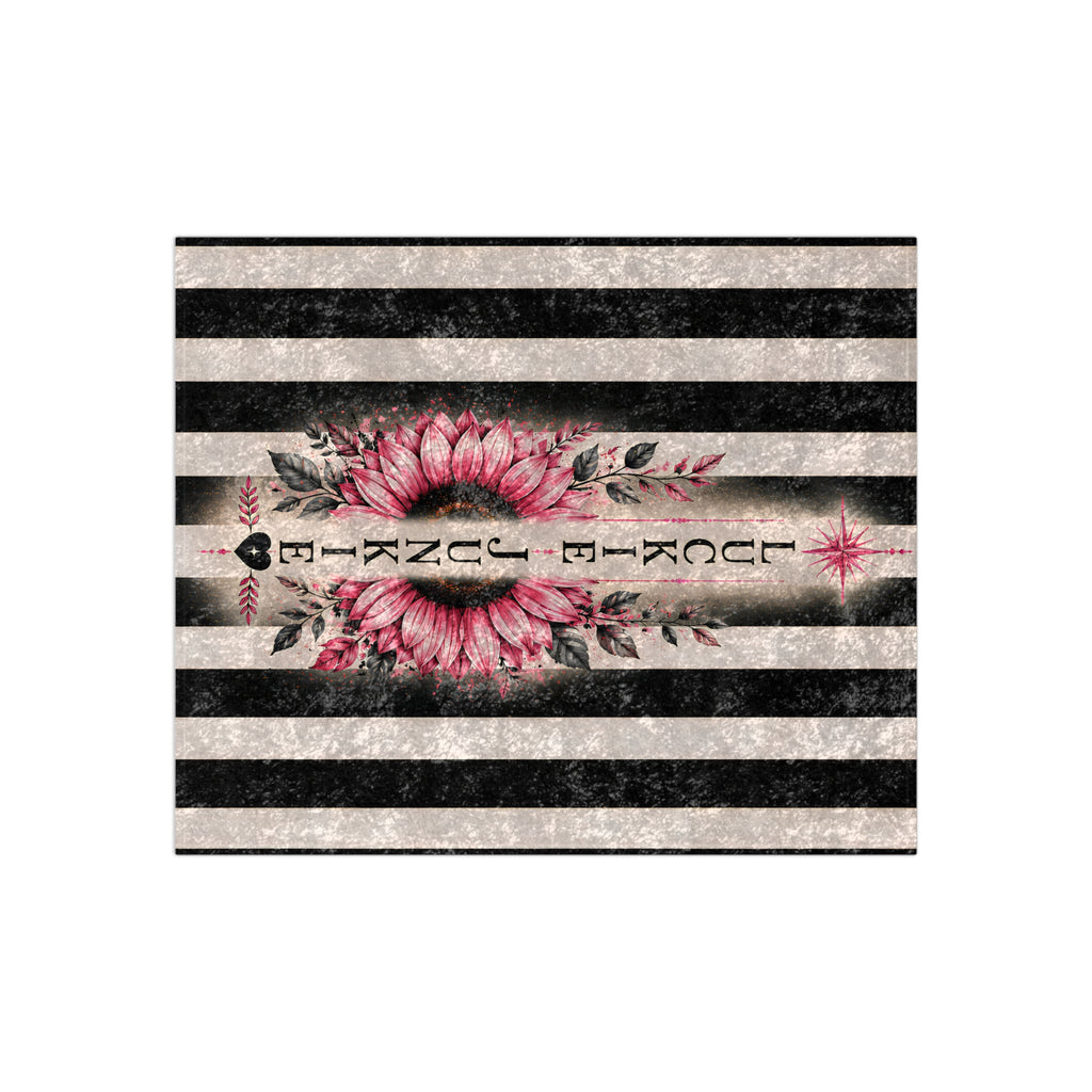 Luckie Junkie™ Vintage Sunflower Crushed Velvet Blanket