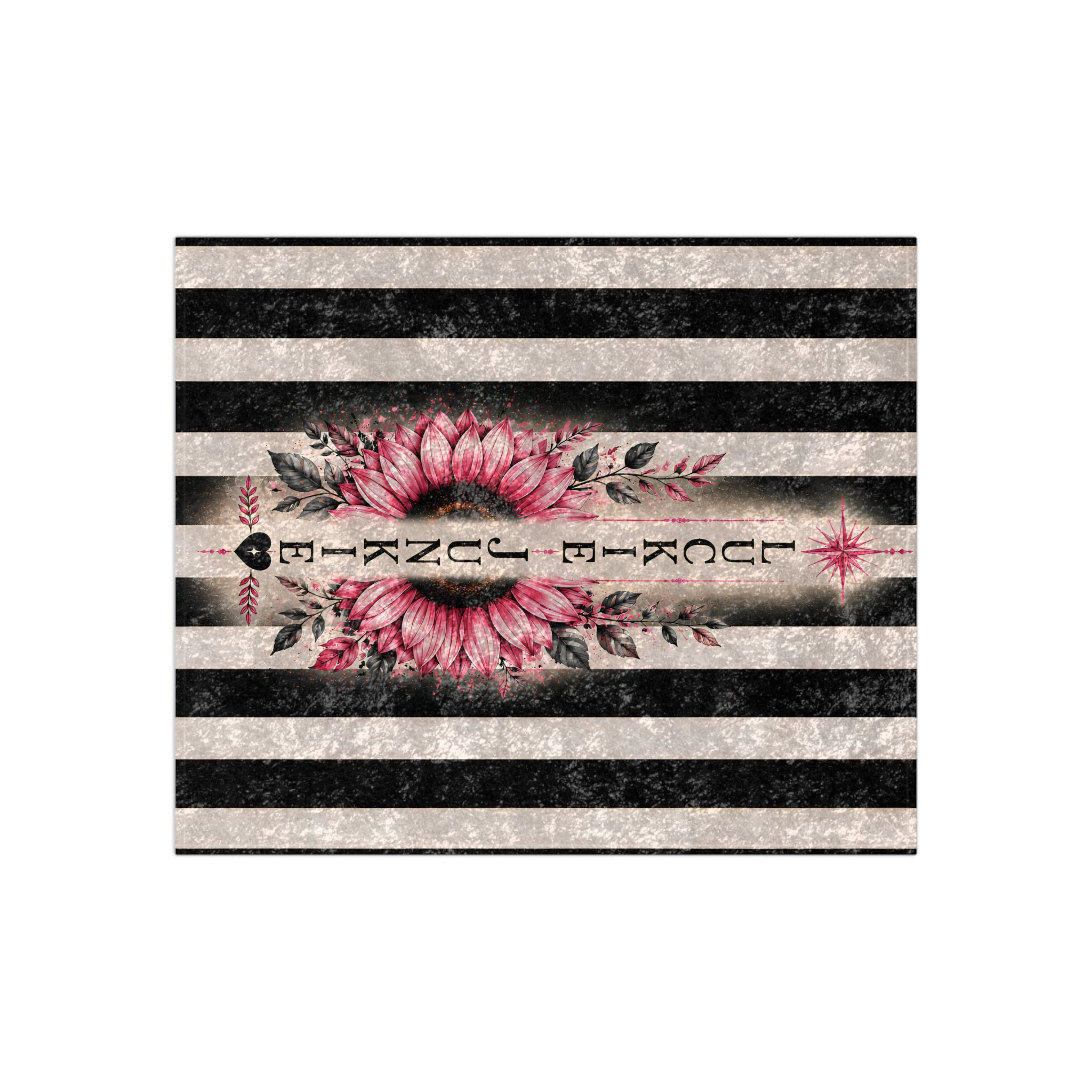 Luckie Junkie™ Vintage Sunflower Crushed Velvet Blanket