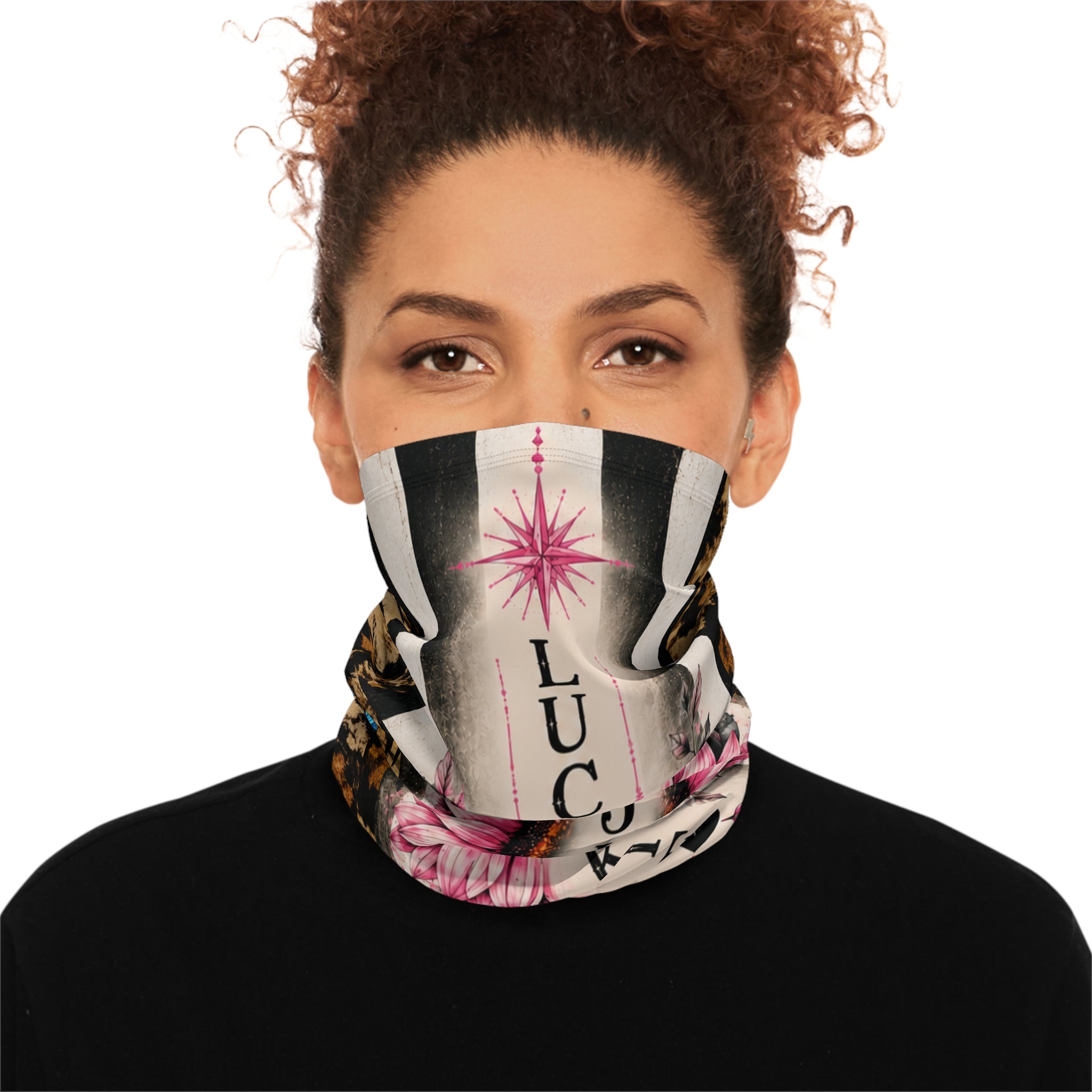 Luckie Junkie™ Rustic Leopard Fleece-Like Neck Gaiter