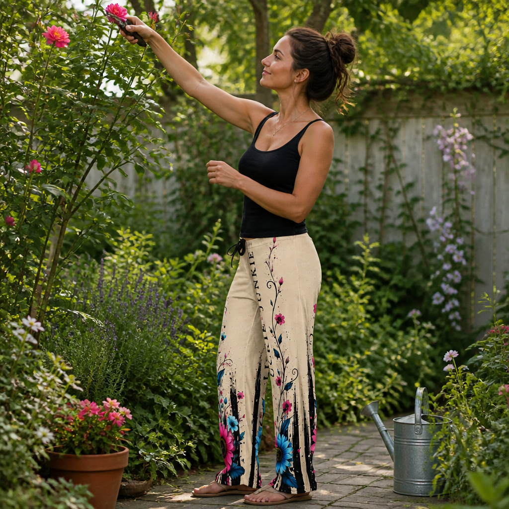 Luckie Junkie® Bloom & Roam Wide-Leg Lounge Pants