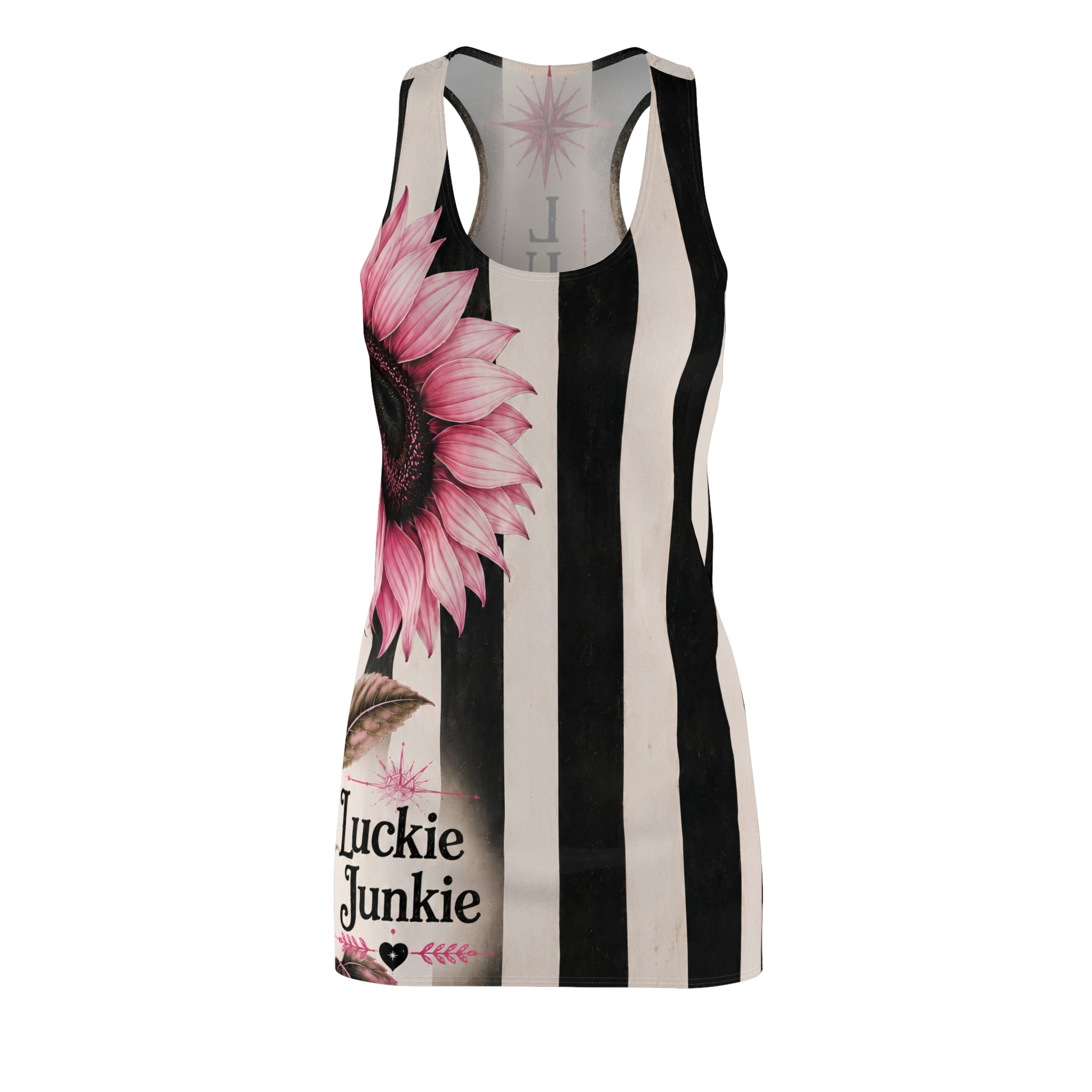 Luckie Junkie™ Vintage Stripe Sunflower Dress