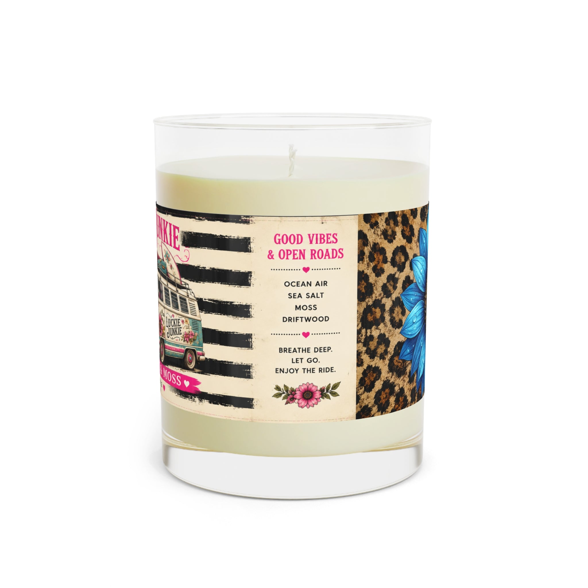 Luckie Junkie™ Ocean Mist & Moss Soy Candle