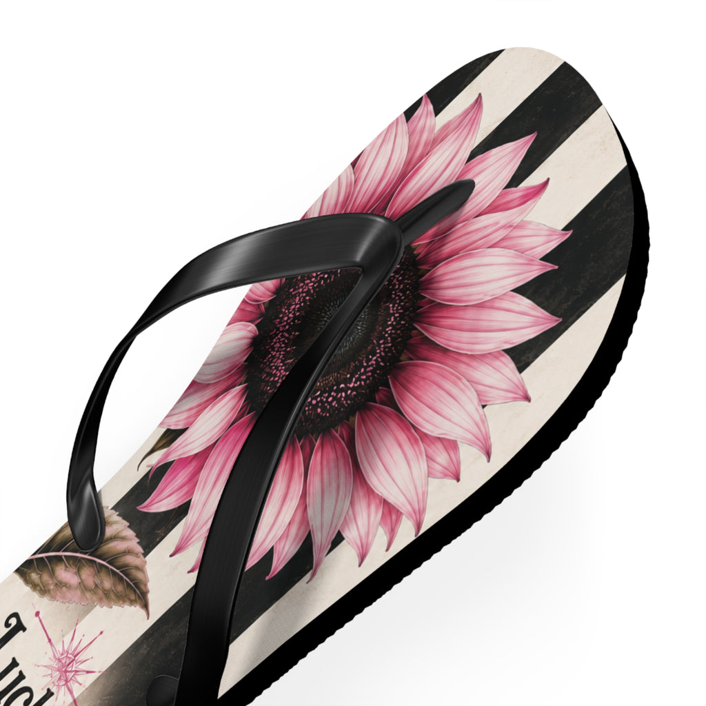 Luckie Junkie™ Boho Sunflower Flip Flops