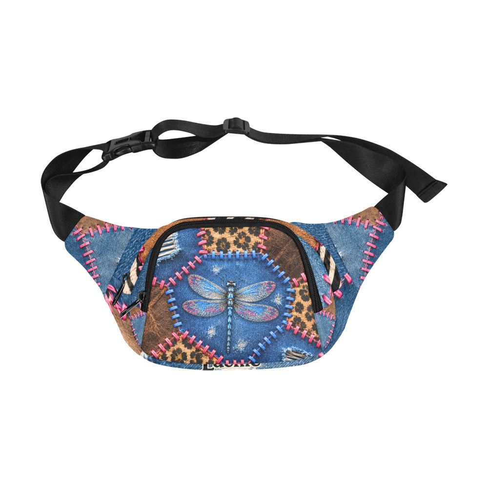 Luckie Junkie™ Dragonfly Patchwork Fanny Bag