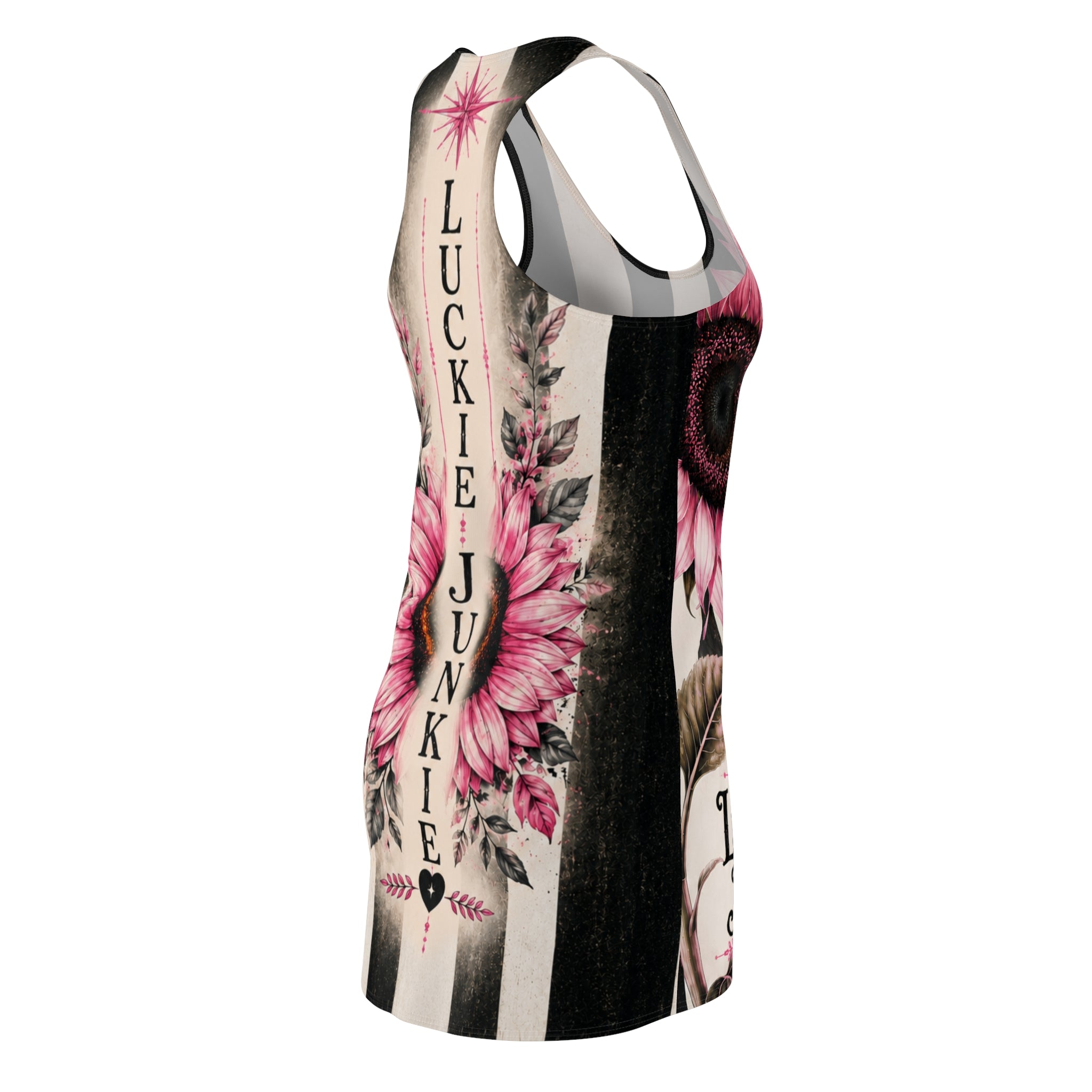 Luckie Junkie™ Vintage Stripe Sunflower Dress