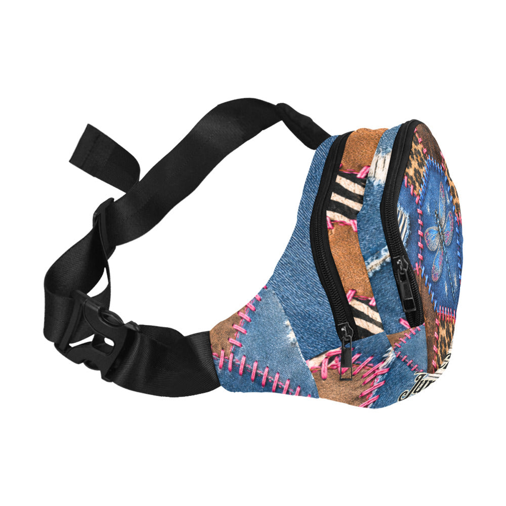 Luckie Junkie™ Dragonfly Patchwork Fanny Bag