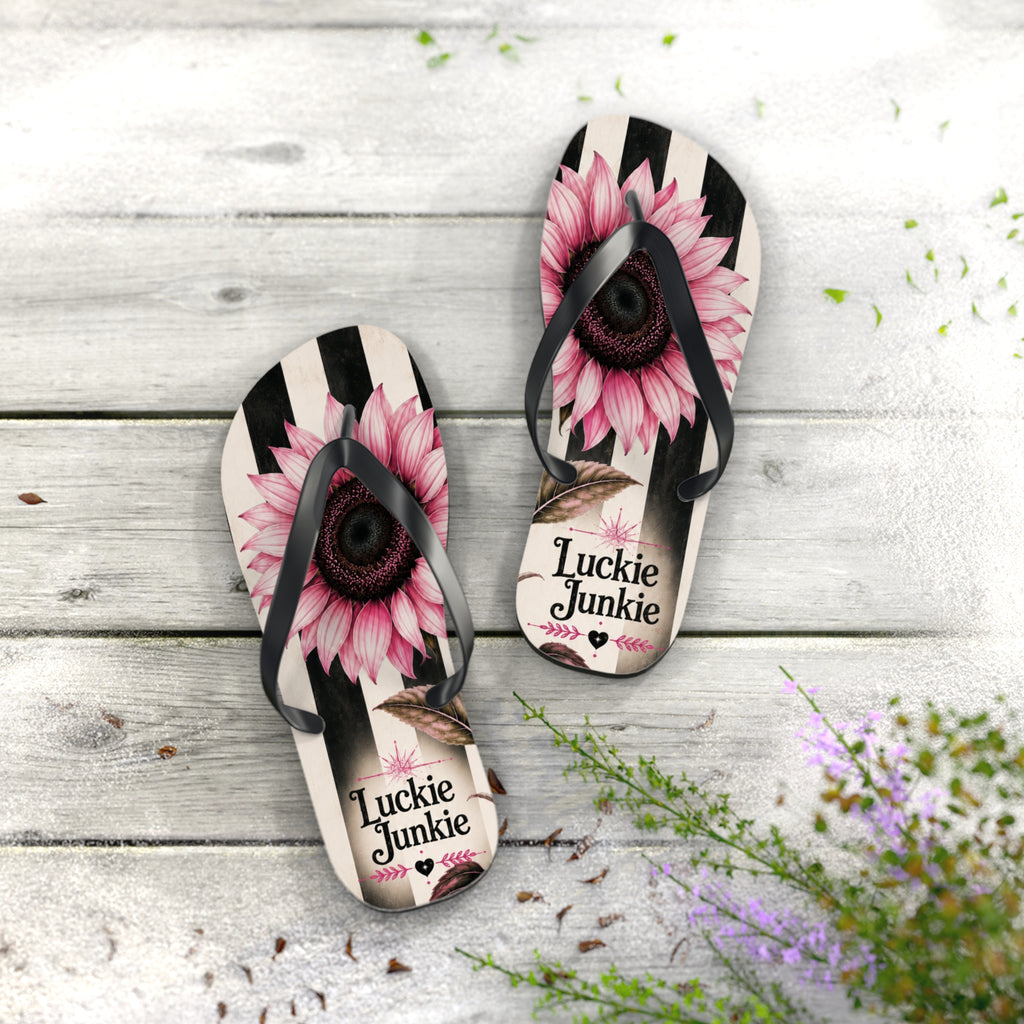 Luckie Junkie™ Boho Sunflower Flip Flops