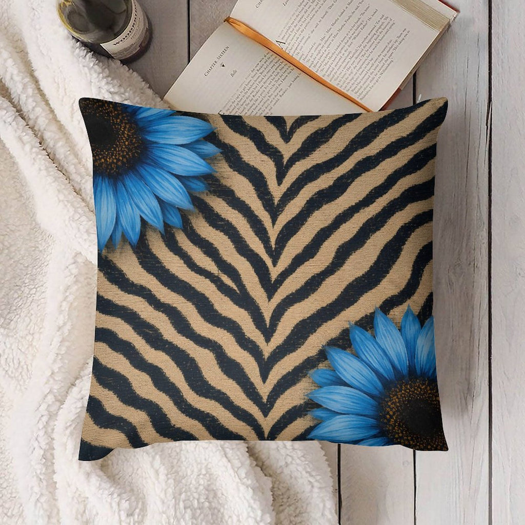 Wild Bloom Reversible Plush Pillowcase