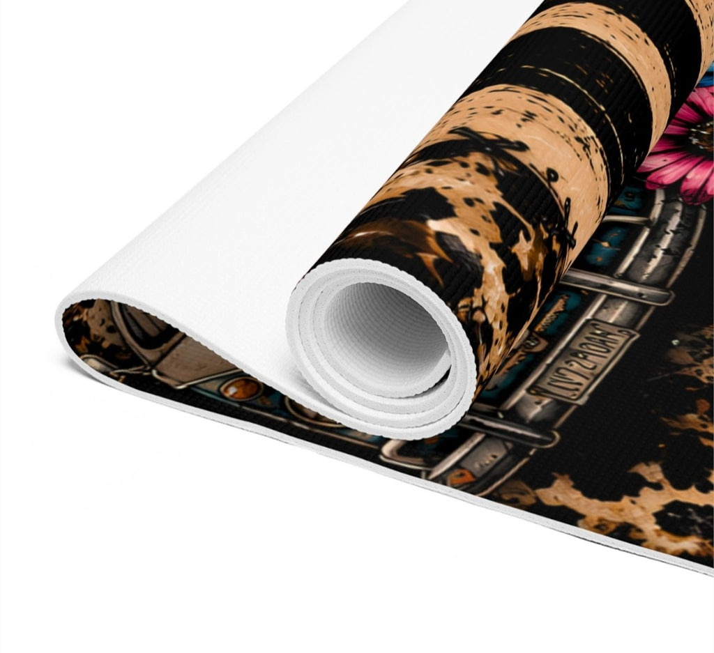 Luckie Junkie™  Floral Paisley Foam Yoga Mat | Exercise Mat