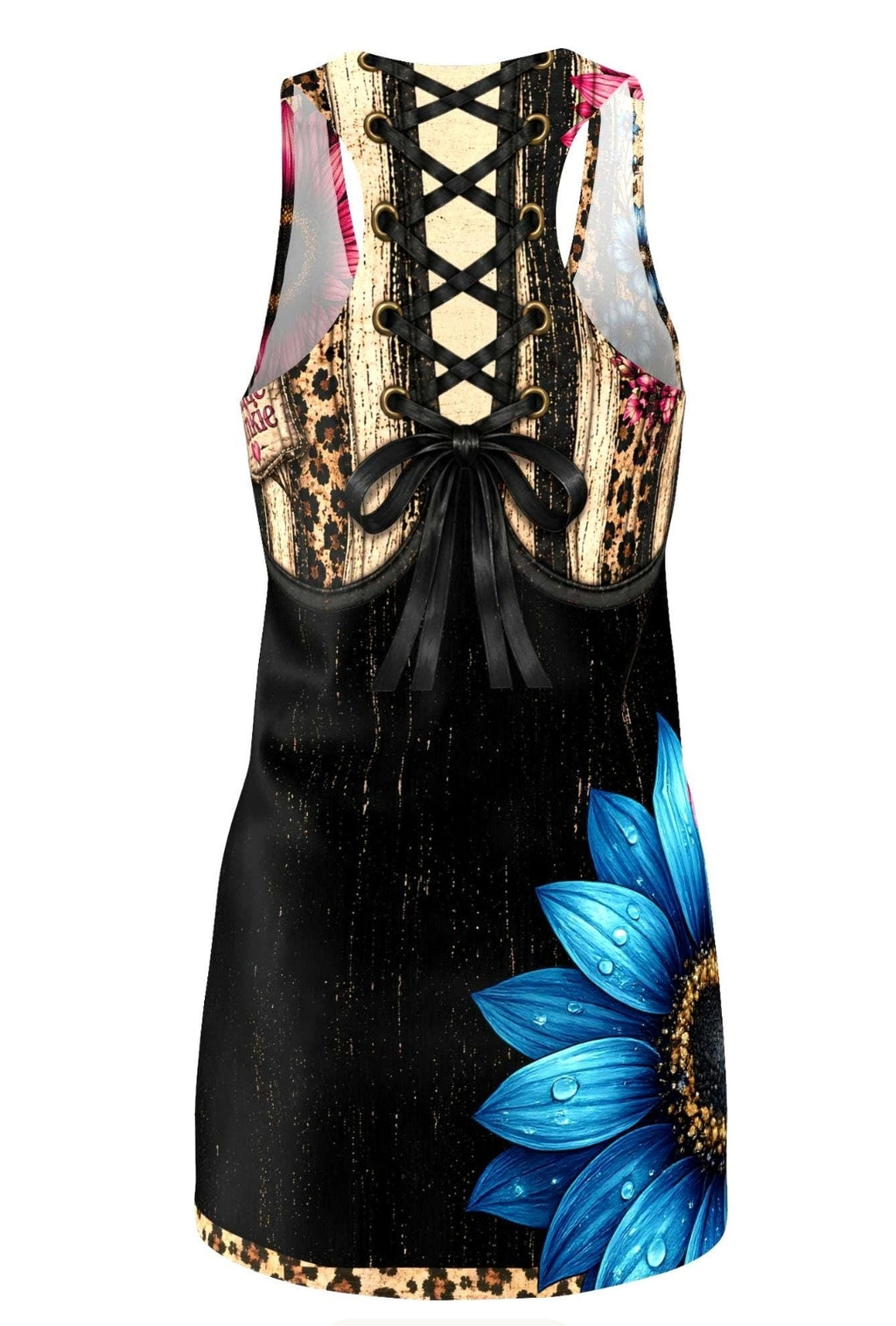 Luckie Junkie™ Floral Corset Racerback Dress