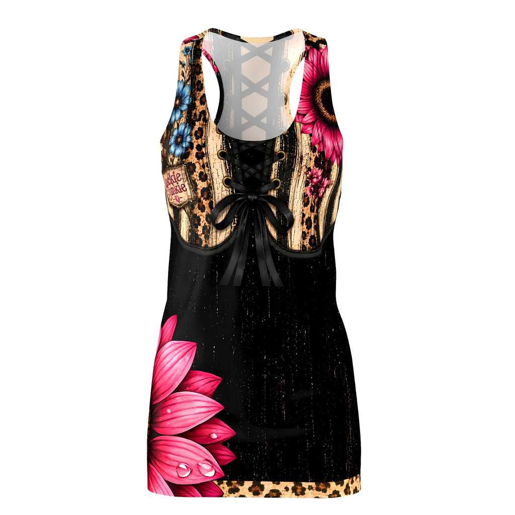 Luckie Junkie™ Floral Corset Racerback Dress