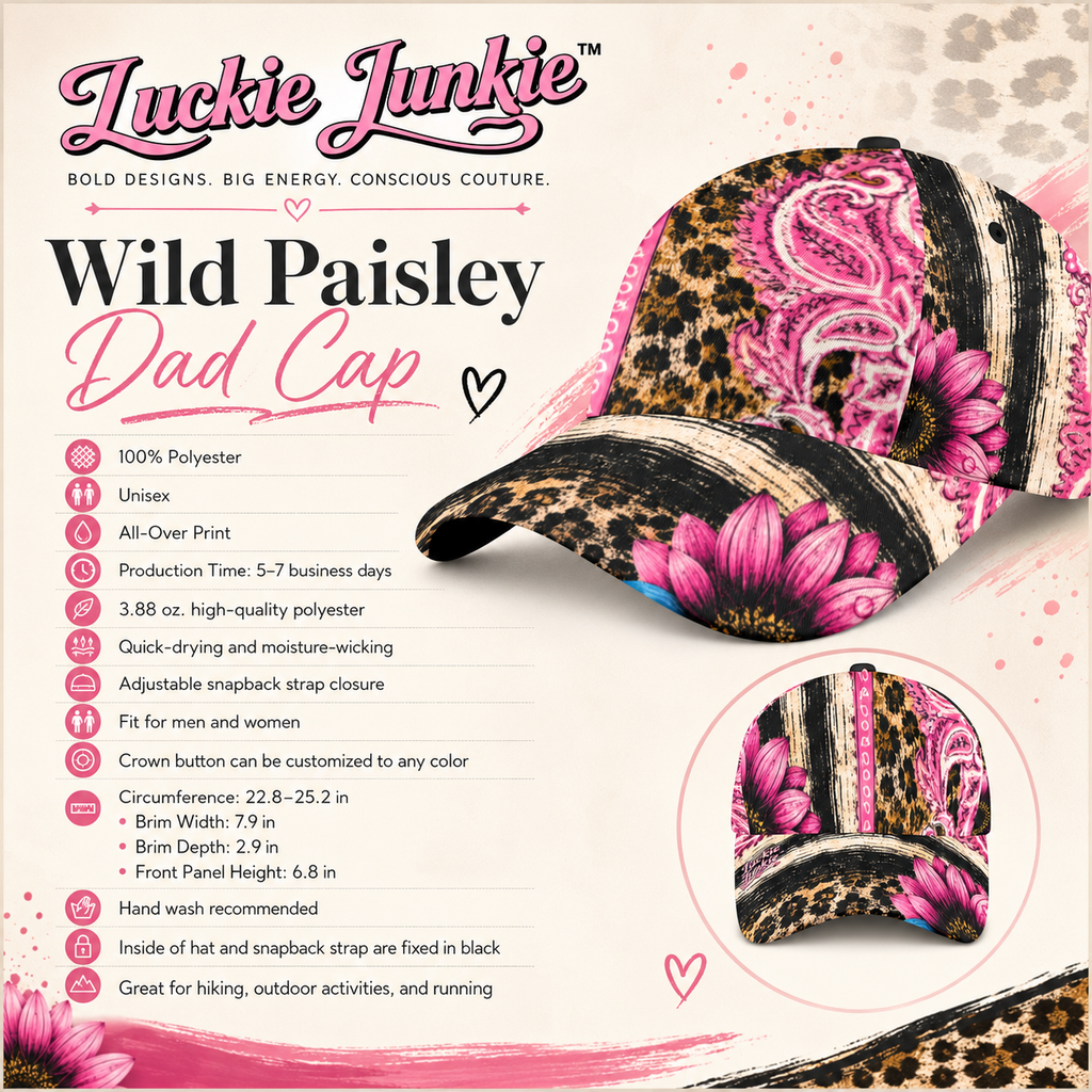 Luckie Junkie™ Wild Paisley Dad Cap