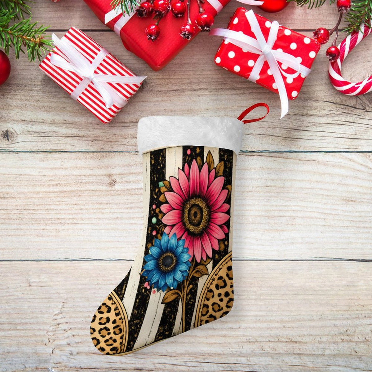 Boho Christmas Stocking
