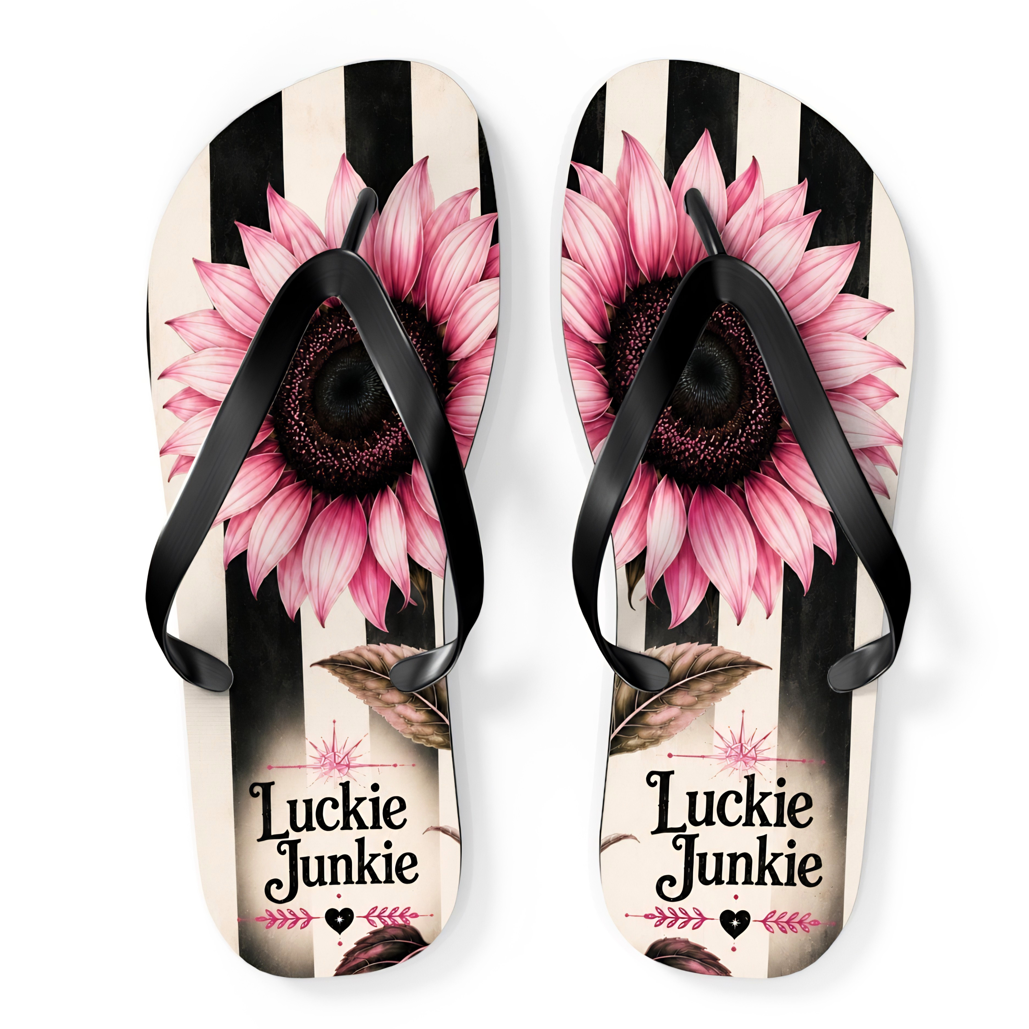 Luckie Junkie™ Boho Sunflower Flip Flops