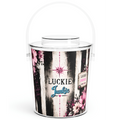 Luckie Junkie™  Ice Bucket with Tongs — 'Luckie Junkie' Floral & Leopard Party Ice Bucket