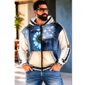 Luckie Junkie™ Denim Patchwork Zip Hoodie