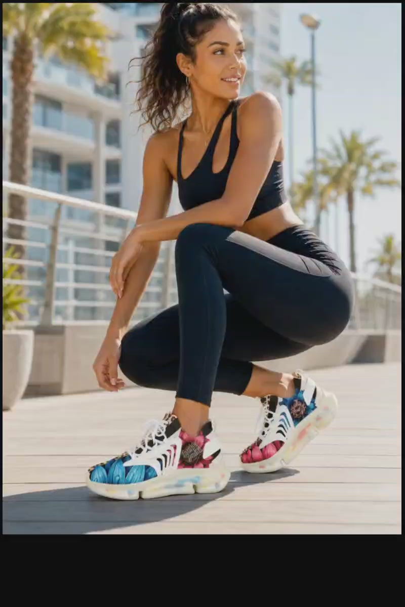 Luckie Junkie™ Electric Bloom Women’s Mesh Running Shoes