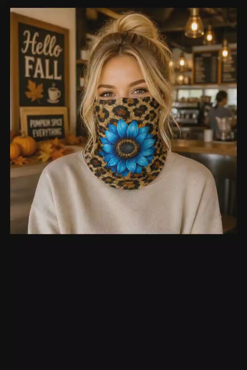 Luckie Junkie™ Rustic Leopard Fleece-Like Neck Gaiter