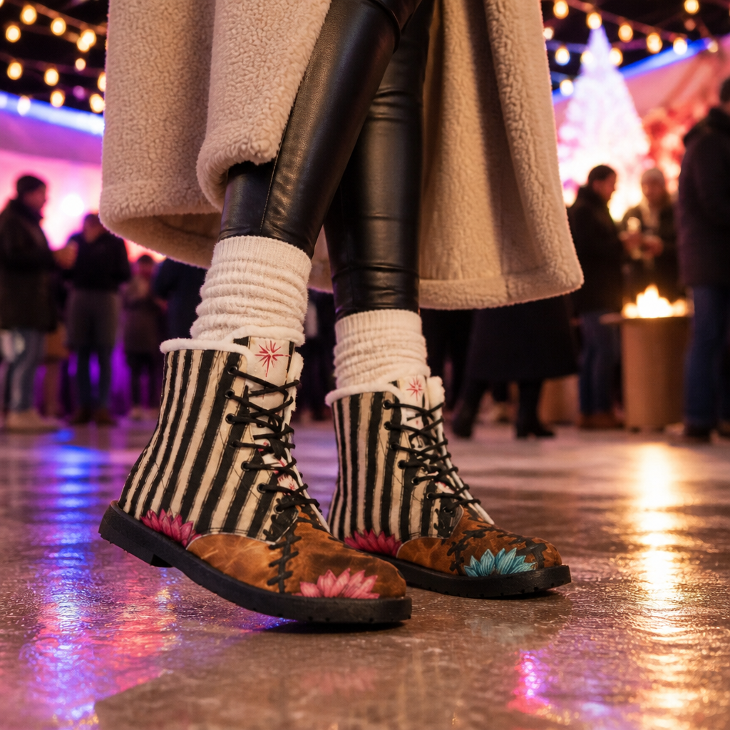 Luckie Junkie™ Patchwork Boho Winter Boots