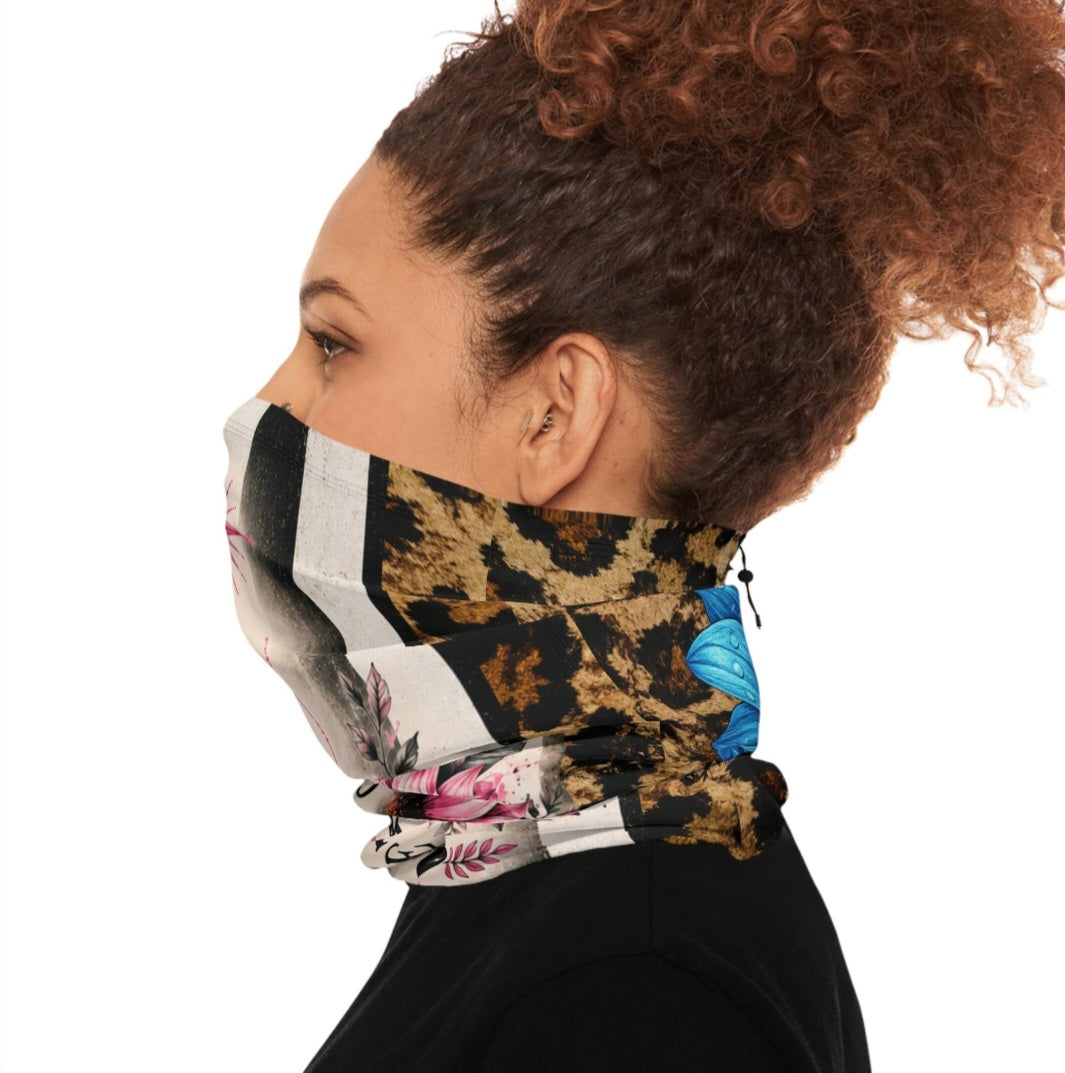 Luckie Junkie™ Rustic Leopard Fleece-Like Neck Gaiter