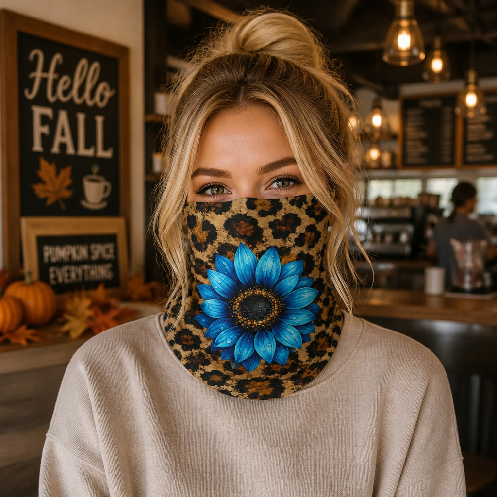 Luckie Junkie™ Rustic Leopard Fleece-Like Neck Gaiter