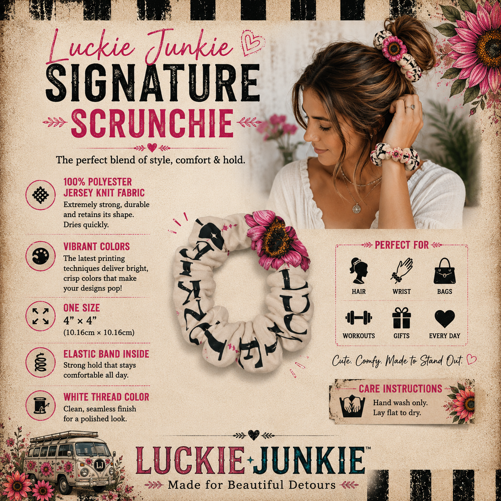 Luckie Junkie™ Signature Scrunchie