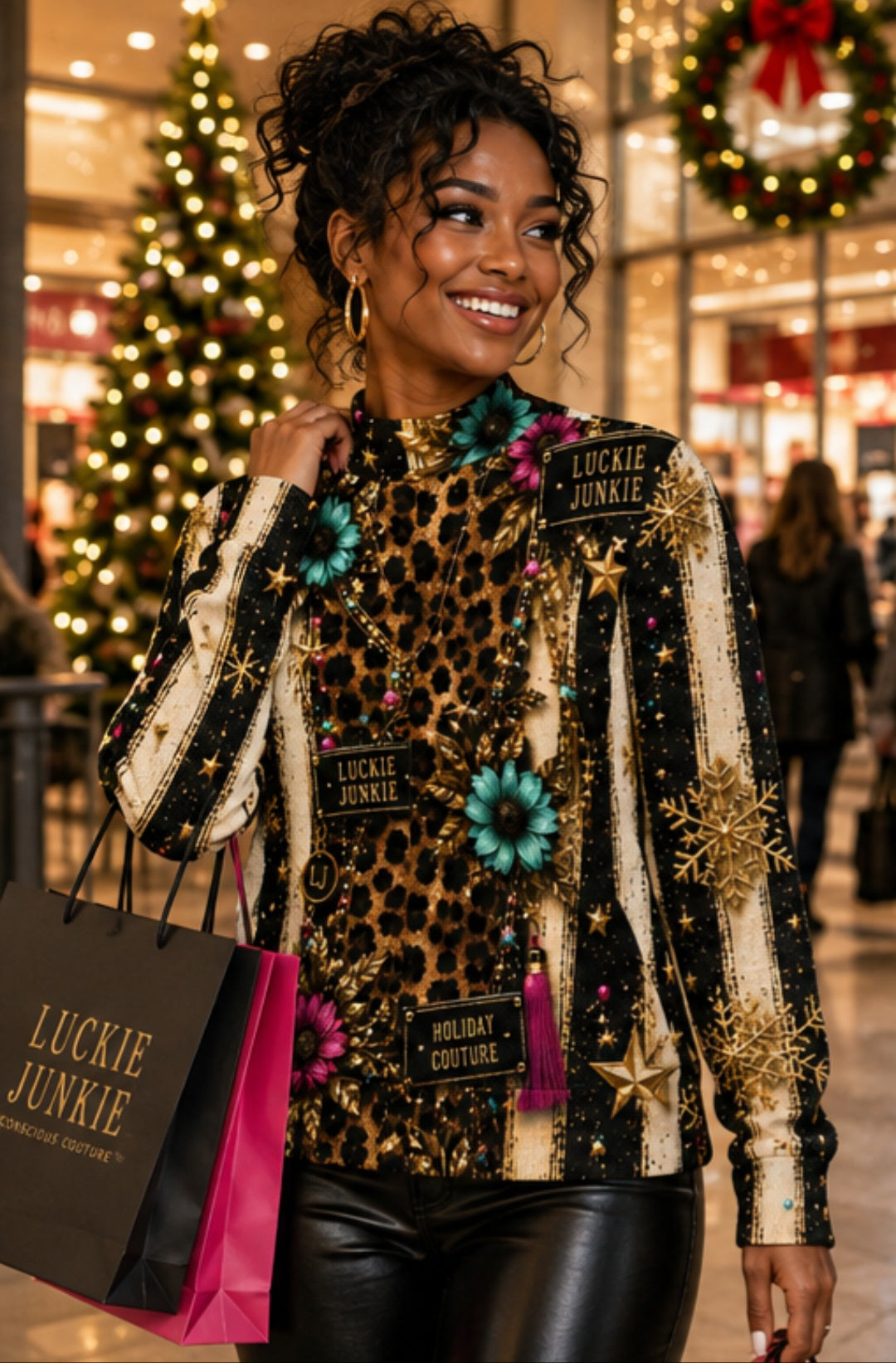 Starry Detour Holiday Pullover