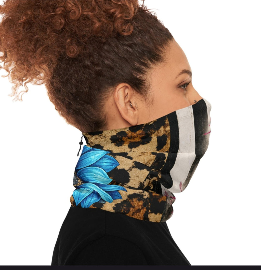 Luckie Junkie™ Rustic Leopard Fleece-Like Neck Gaiter