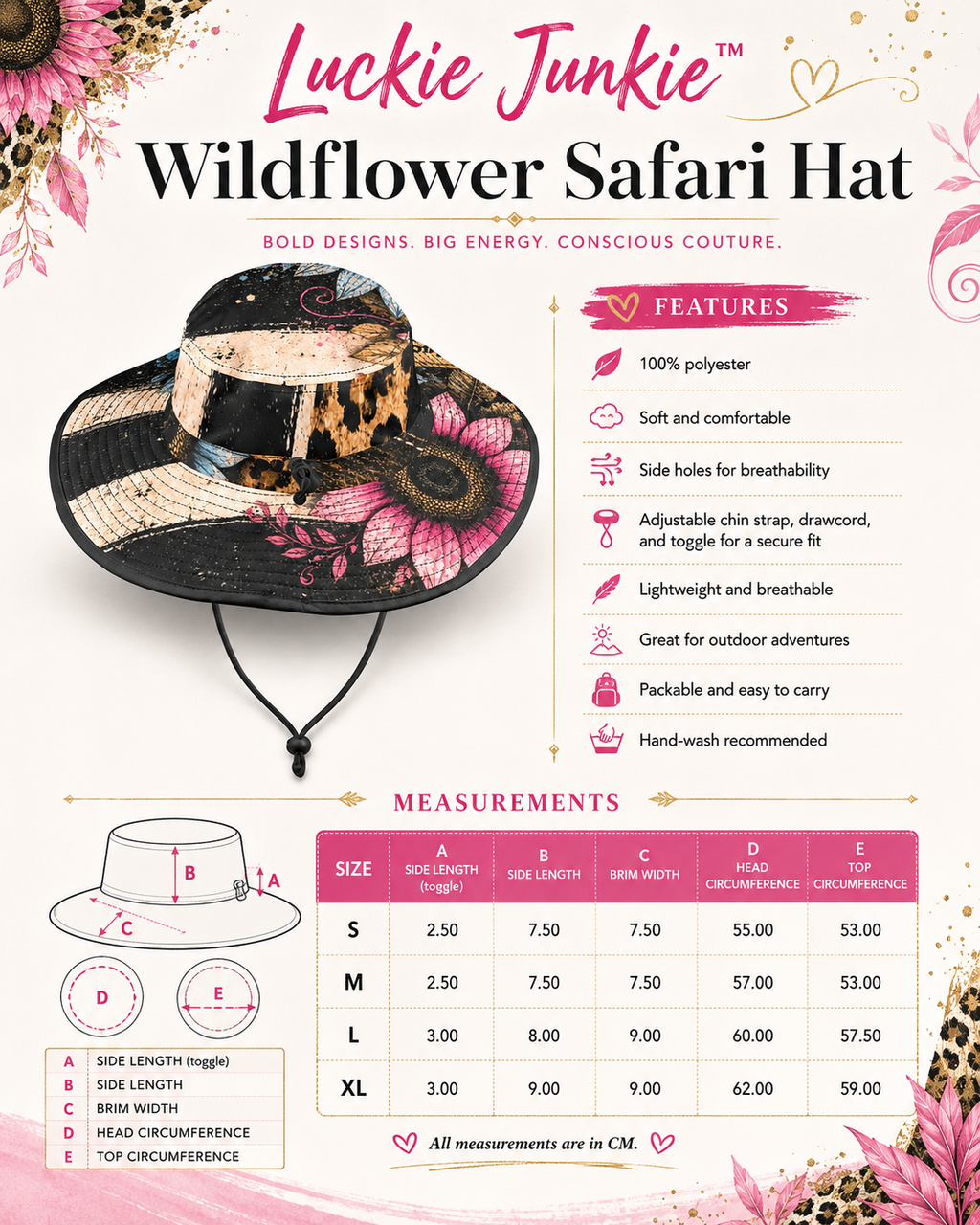 Luckie Junkie™ Wildflower Safari Hat
